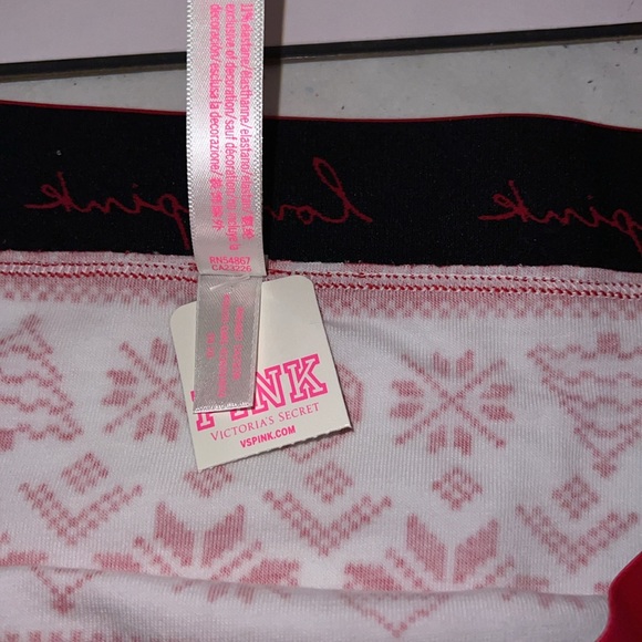 Victoria's Secret Boyshort PINK Christmas Boyshort Underwear UNISEX XL - Picture 10 of 10